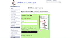 Desktop Screenshot of children-and-divorce.com